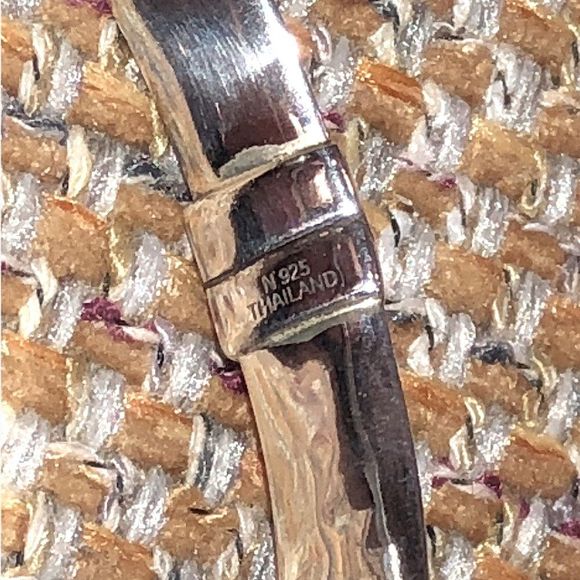 Sterling Silver Spring Closure Locking Clasp Closure Bangle Bracelet - Picture 6 of 15